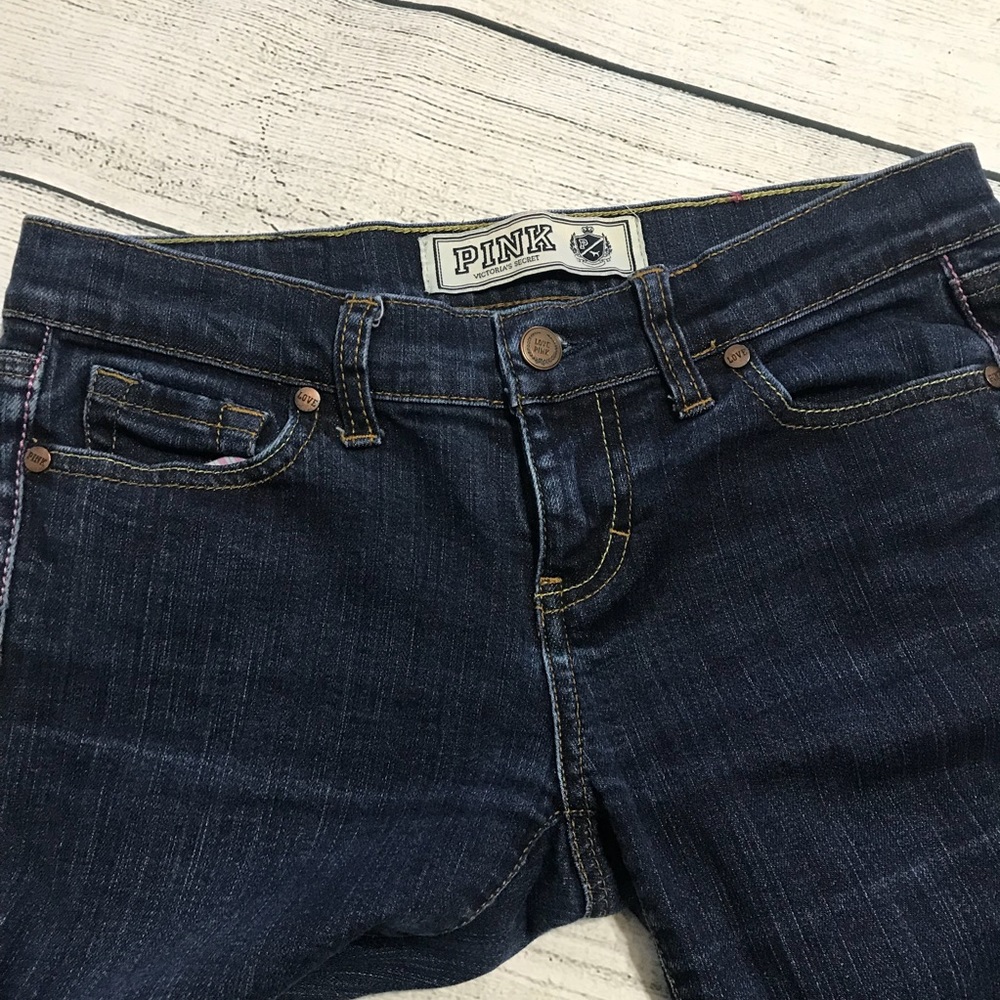 SOLD!!! PINK by Victoria’s Secret Straight Leg Jea - Picture 4 of 8